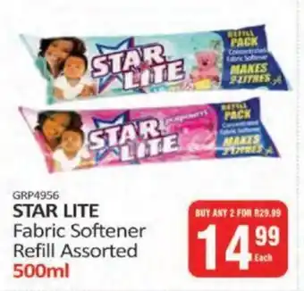 KitKat Cash and Carry STAR LITE Fabric Softener Refill Assorted 500ml offer