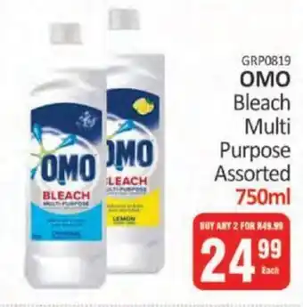 KitKat Cash and Carry OMO Bleach Multi Purpose Assorted 750ml offer