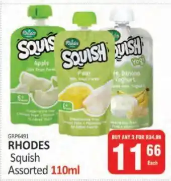 RHODES Squish Assorted 110ml