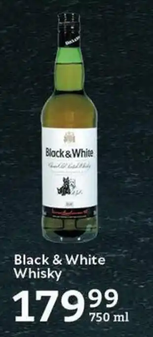 Oxford Freshmarket Black & White Whisky offer