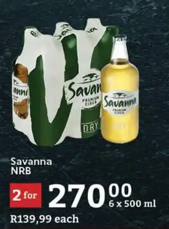 Oxford Freshmarket Savanna NRB offer