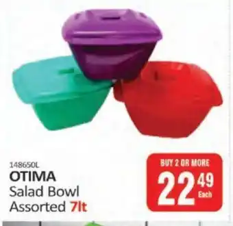 KitKat Cash and Carry OTIMA Salad Bowl Assorted 7lt offer