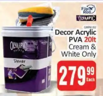 KitKat Cash and Carry Decor Acrylic PVA 20lt Cream & White Only offer