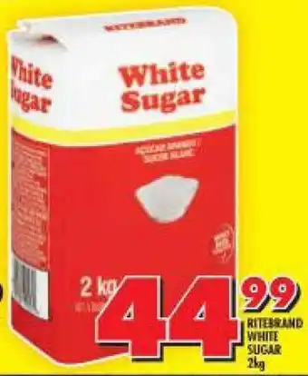 Shoprite RITEBRAND WHITE SUGAR 2kg offer