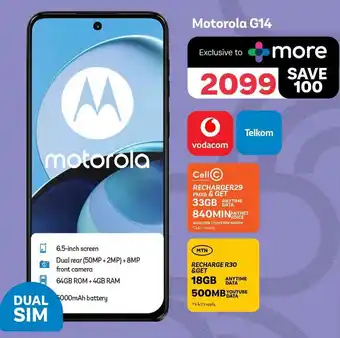 PEP Motorola G14 offer