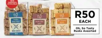 Food Lover's Market Oh, So Tasty Rusks Assorted offer