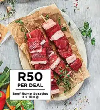 Food Lover's Market Beef Rump Sosaties 3 x 100g offer