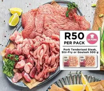 Food Lover's Market Pork Tenderised Steak, Stir-Fry or Goulash 500g offer