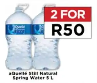 Food Lover's Market aQuelle Still Natural Spring Water 5L offer