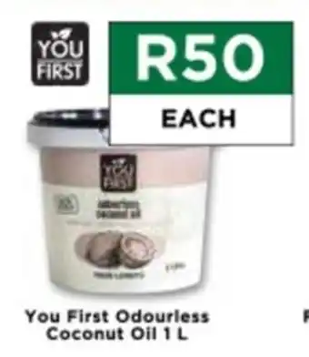 Food Lover's Market You First Odourless Coconut Oil 1L offer