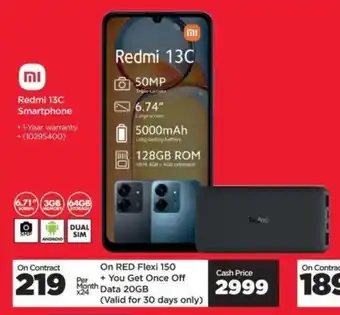 HiFi Corp Redmi 13C Smartphone offer