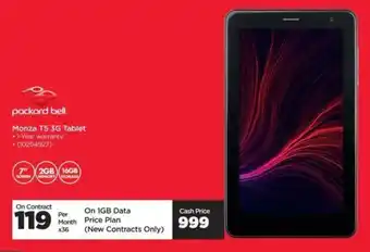 HiFi Corp Packard bell Monza T5 3G Tablet offer