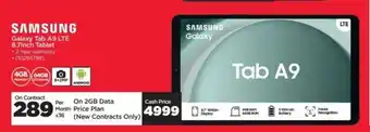 HiFi Corp SAMSUNG Galaxy Tab A9 LTE 8.7Inch Tablet offer
