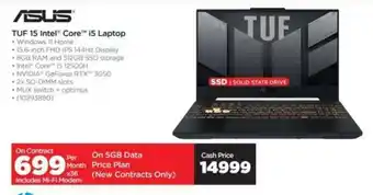 HiFi Corp ASUS TUF 15 Intel Core i5 Laptop offer