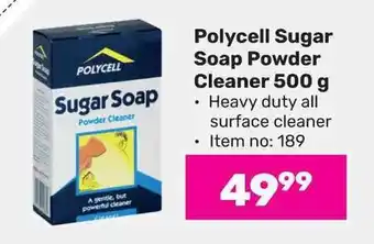 Game Polycell Sugar Soap Powder Cleaner 500g offer