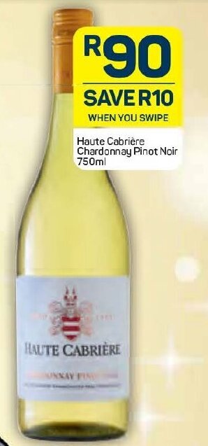 Pick n Pay Liquor Haute Cabrière Chardonnay Pinot Noir 750ml offer