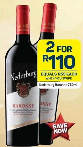 Pick n Pay Liquor Nederburg Baronne 750ml offer