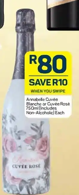 Pick n Pay Liquor Annabelle Cuvée Blanche or Cuvée Rosé 750ml offer
