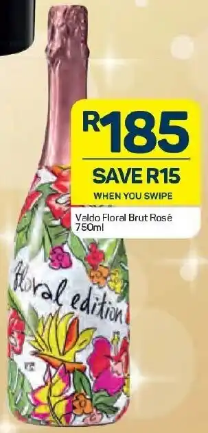 Pick n Pay Liquor Valdo Floral Brut Rosé 750ml offer