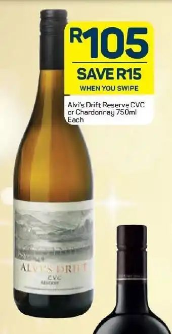 Alvi's Drift Reserve CVC or Chardonnay 750ml