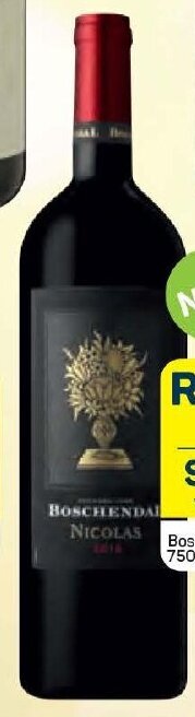 Pick n Pay Liquor Boschendal Nicolas 750ml offer