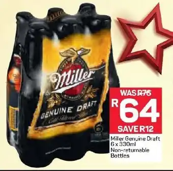 Pick n Pay Liquor Miller Genuine Draft 6x330ml offer