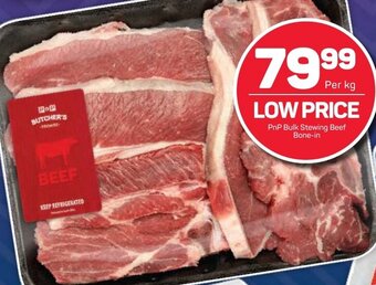 Pick n Pay PnP Bulk Stewing Beef Bone-in offer