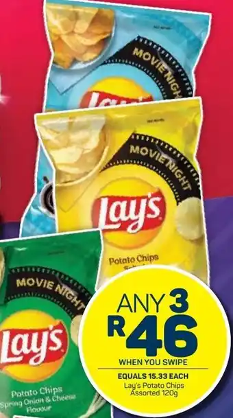 Pick n Pay Lay's Potato Chips 3x120g offer