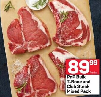 Pick n Pay PnP Bulk T-Bone and Club Steak Mixed Pack offer
