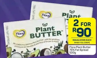 Pick n Pay Flora Plant Butter 75% Fat Spread 2x500g offer