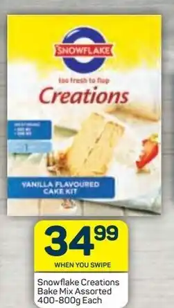 Snowflakes Creations Bake Mix Assorted 400-800g