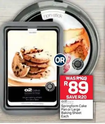 Pick n Pay Springform Cake Pan or Large Baking Sheet offer