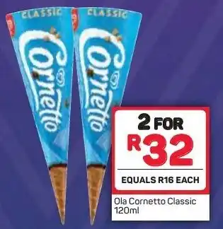 Ola Cornetto Classic 2x120ml