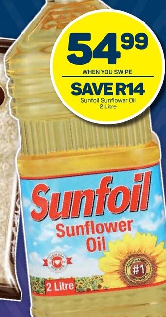 Pick n Pay Sunfoil Sunflower Oil 2L offer