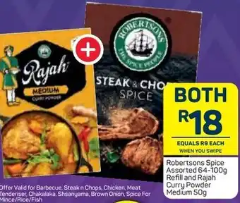Pick n Pay Robertsons SPice 64-100g, Curry Powder 50g offer