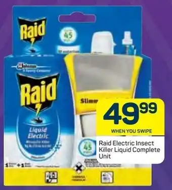 Pick n Pay Raid Electric Ensect Killer Liquid Complete Unit offer