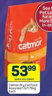 Pick n Pay Catmor Dry Cat Food Assorted 1.5/1.7kg offer