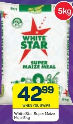 Pick n Pay White Star Super Maize Meal 5kg offer