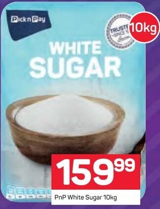 Pick n Pay PnP White Sugar 10kg offer