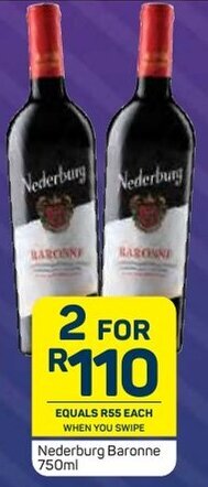 Pick n Pay Nederburg Baronne 750ml offer