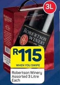 Robertson Winery Assorted 3 Litre