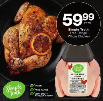 Checkers Simple Truth Free-Range Whole Chicken offer