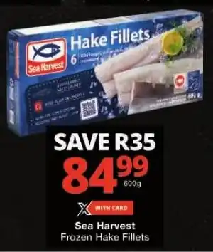 Checkers Sea Harvest Frozen Hake Fillets offer