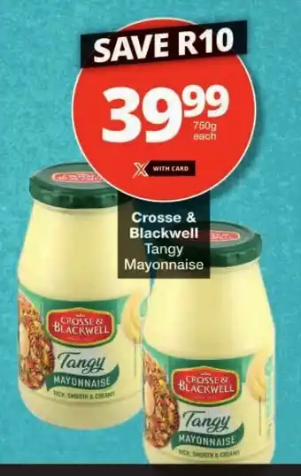 Checkers Crosse & Blackwell Tangy Mayonnaise offer