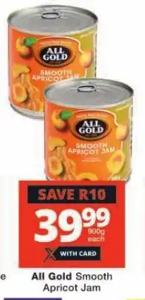 Checkers All Gold Smooth Apricot Jam offer