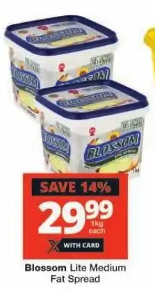 Checkers Blossom Lite Medium Fat Spread offer