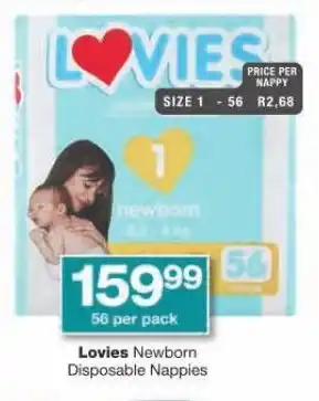Checkers Lovies Baby Wipes All Variants offer