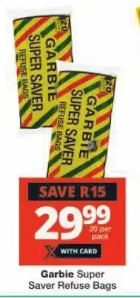 Garbie Super Saver Refuse Bags