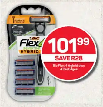 Pick n Pay Hypermarket Bic Flex 4 Hybrid plus 4 Cartidges offer