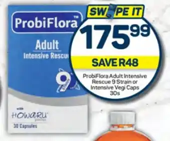 Pick n Pay Hypermarket ProbiFlora Adult Intensive Rescue 9 Strain or Intensive Vegi Caps 30s offer